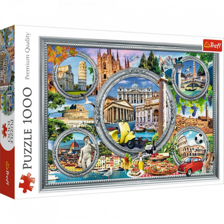 Puzzle Trefl, City break in Italia, 1000 piese