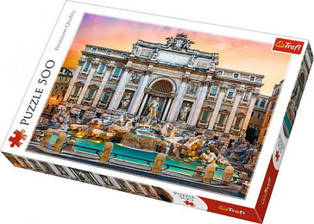 Puzzle Trefl, Fontanna Di Trevi Roma, 500 piese