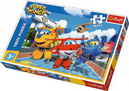 Puzzle Trefl Maxi, Avioane fericite, 24 piese