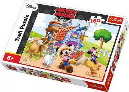Puzzle Trefl Mickey the farmer, 160 piese