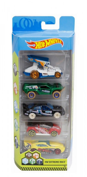 Set 5 masinute Hot Wheels, Extreme Race