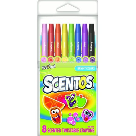 Set 8 Creioane Cerate Scentos Twistable,parfumate