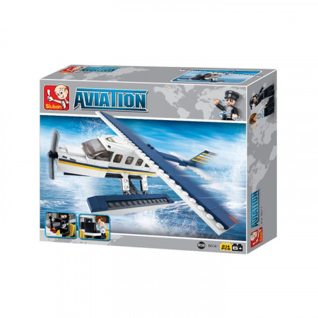 Set constructie Sluban - Hidroavion, 214piese