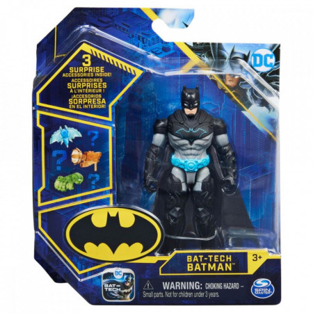 Set Figurina cu accesorii surpriza Bat-Tech Batman, 10cm