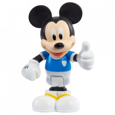 Figurina Disney Junior Mickey Mouse Topolino Alb-Albastru , 8cm