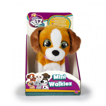 Jucarie Interactiva Club Petz, Mini Walkies Catelus care se plimba - Beagle