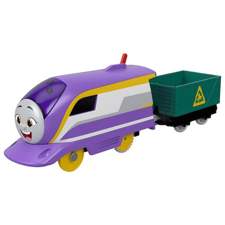 Locomotiva motorizata Kana cu un vagon Thomas si Prietenii, 21 cm
