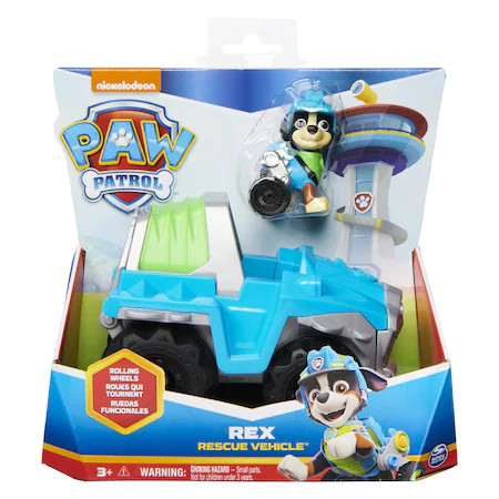 Masinuta Paw Patrol - Vehicul de salvare, Rex