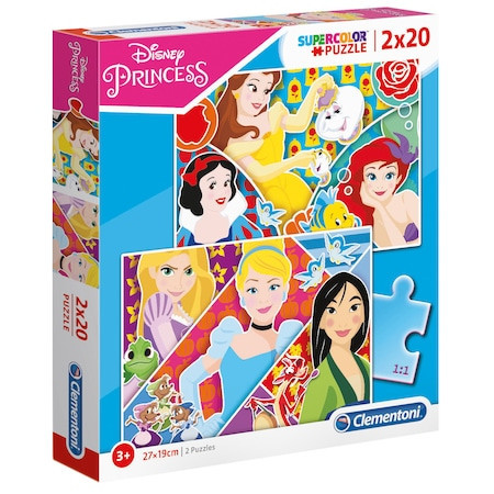 Puzzle Clementoni - Disney Princess, 2x20 piese