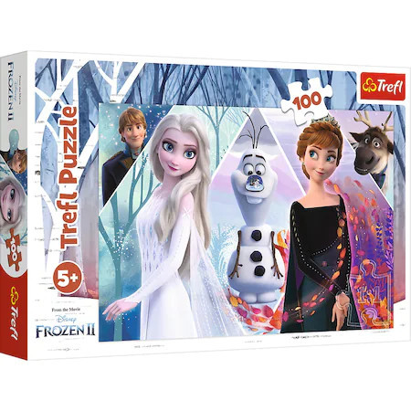 Puzzle Trefl - Disney Frozen II, Taramul Incantator, 100 piese