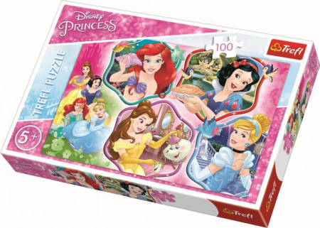 Puzzle Trefl, Printesele Disney, 100 piese
