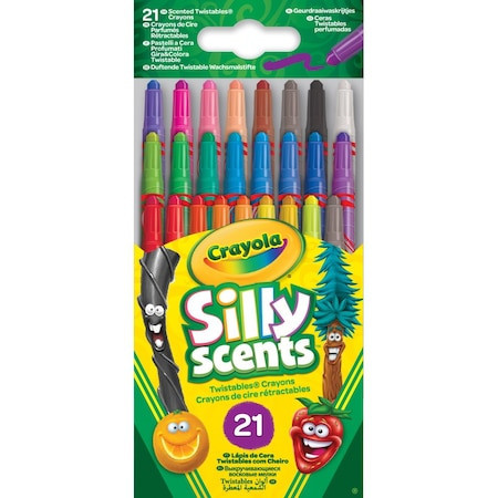 Set 21 Creione Colorate Crayola cu varf retractabil,Parfumate