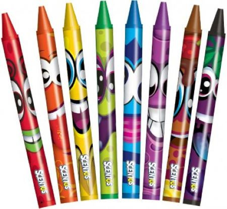 Set 8 creioane cerate parfumate Scentos, multicolore