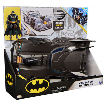 Set de Joaca Masina cu Figurina Batman, Crusader Batmobile