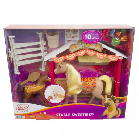 Set de Joaca Spirit- Grajd Fabulos cu figurine caluti