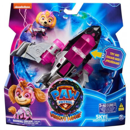 Set Figurina cu Vehicul Paw Patrol, Skye Mighty Movie