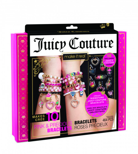 Set Make It Real pentru Creat Bratari Roz si Pretioase Juicy Couture, 464 piese
