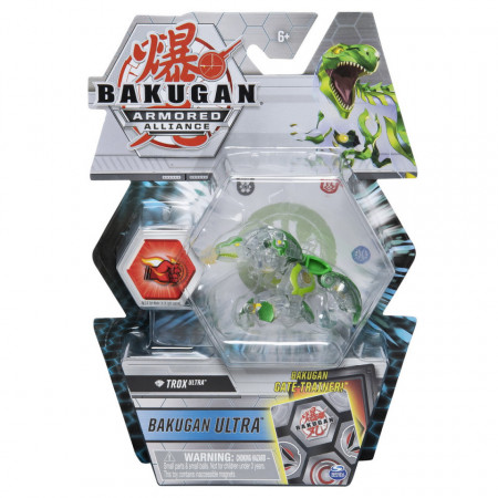 Figurina Bakugan Armored Alliance - Ultra Trox, cu card Baku-Gear