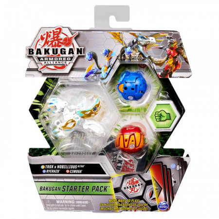 Figurine Bakugan Armored Alliance,Trox Nobillious,Ryerazu si Cimoga