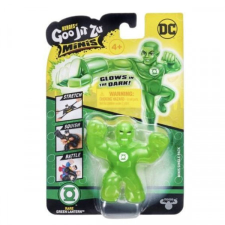 Mini Figurina Goo Jit Zu care se poate intinde Marvel DC, Green Lantern Fluorescent