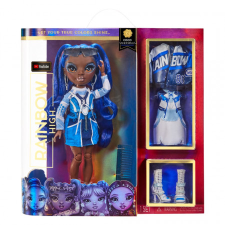 Papusa Rainbow High Fashion Doll, S4, Coco Vanderbalt, 28cm