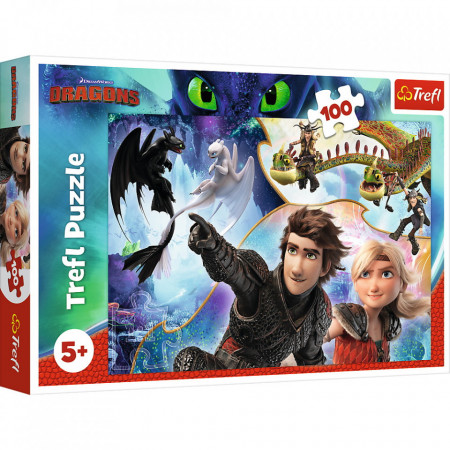Puzzle Trefl, How to train your dragon, 100 piese