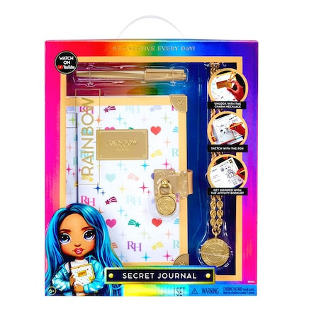 Set jurnal cu lacat si accesorii Rainbow High