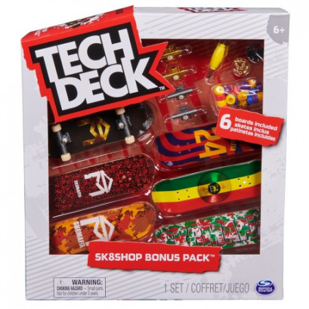 Set 6 mini placi skateboard, Tech Deck, Bonus Pack, SK8Mafia