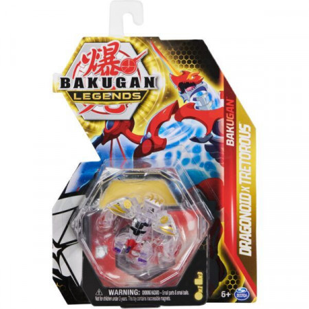 Figurina Bakugan Legends S5 - Dragonoid x Tretorous, Alb