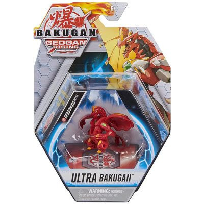 Figurina Ultra Bakugan Geogan Rising - Dragonoid, Rosu