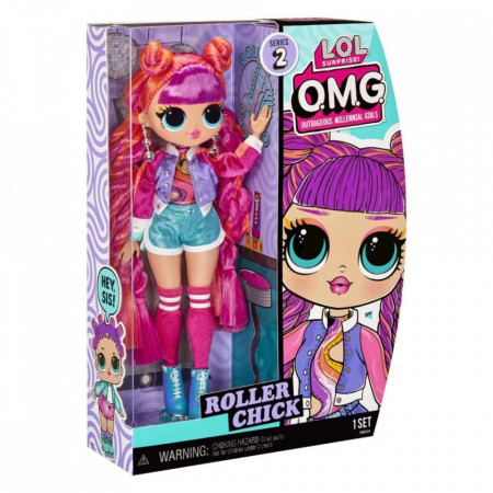 Papusa LOL Surprise OMG HoS Doll, Roller Chick