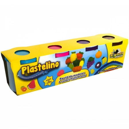 Plastelino-Rezerve 4 culori Tutti Frutti