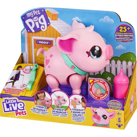 Purcelus interactiv Little Live Pets - My Pet Pig