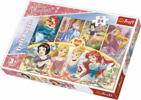 Puzzle Trefl Maxi, Disney Princess, Amintiri magice, 24 piese