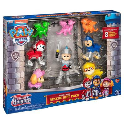 Set 8 Figurine Paw Patrol Rescue Knights Figure Gift Pack