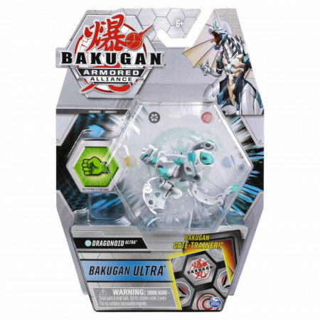 Figurina Bakugan Armored Alliance - Ultra Dragonoid, cu card Baku-Gear