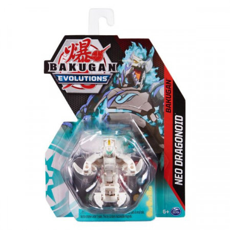 Figurina Bakugan Evolutions, Neo Dragonoid, Alb
