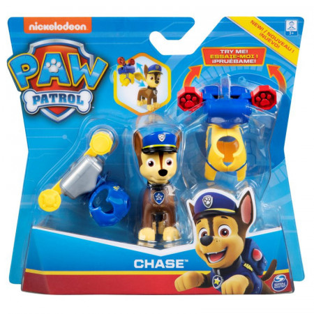 Figurina Paw Patrol - Chase, cu accesorii