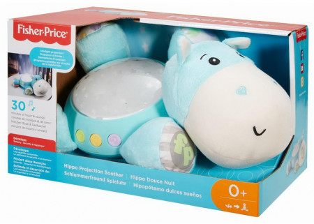 Fisher-Price: Proiector hipopotam, moale