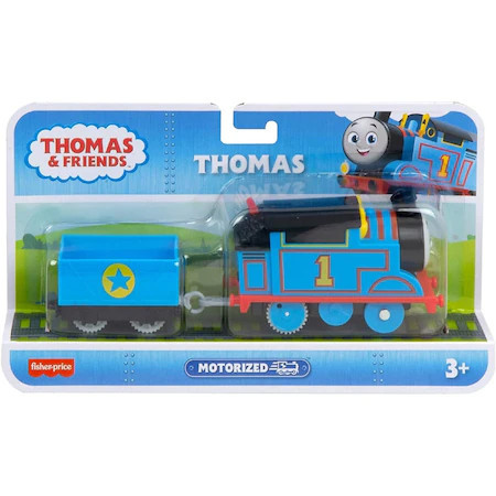 Locomotiva motorizata Thomas cu un vagon Thomas si Prietenii, 21 cm
