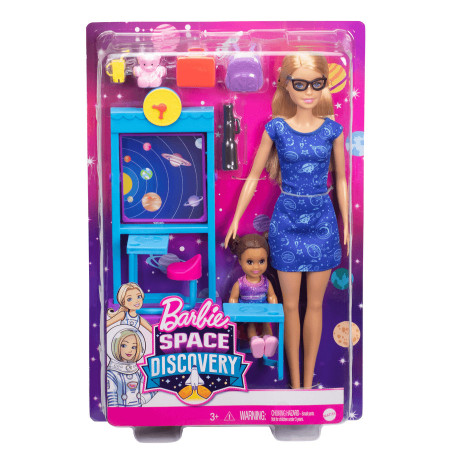 Papusa Barbie Profesoara cu Accesorii - Space Discovery