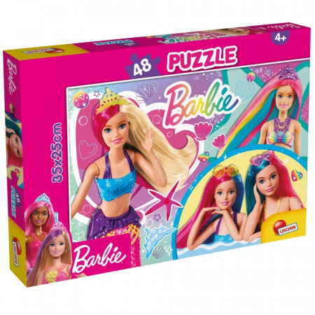 Puzzle Lisciani 48 piese maxi, Barbie