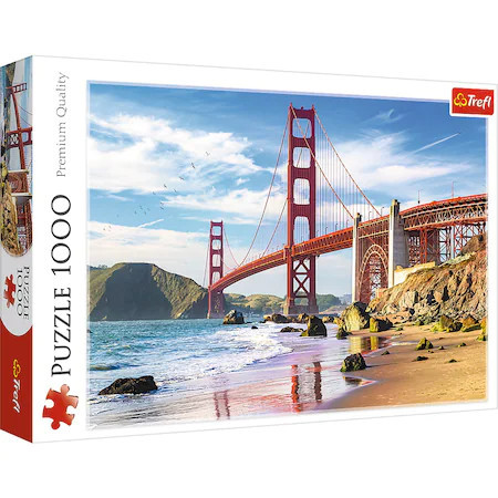 Puzzle Trefl - Podul Golden Gate San Francisco, 1000 piese