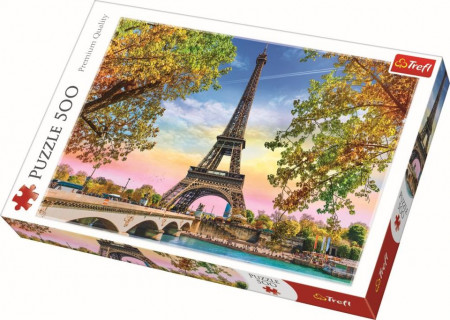 Puzzle Trefl, Romanticul Paris, 500 piese