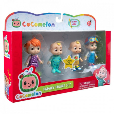 Set 4 Figurine Familia Cocomelon