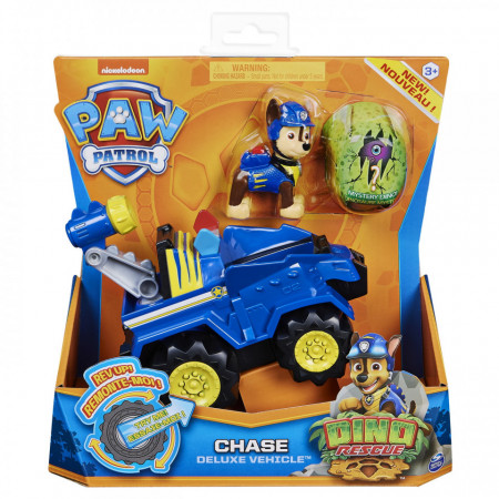 Set Figurina cu Vehicul,Paw Patrol,Chase,Dino Rescue