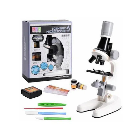 Set microscop de jucarie cu accesorii, MalPlay