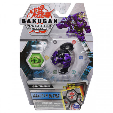 Figurina Bakugan Armored Alliance - Tretorous Ultra,cu Card Baku-Gear