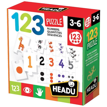 Puzzle Headu Teacher Tested - 123, 27 piese
