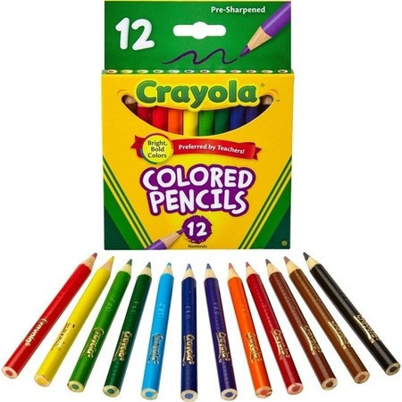 Set 12 Creioane colorate Crayola,multicolor